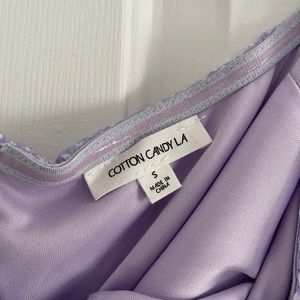 Purple dot Cotton Candy LA dress size s